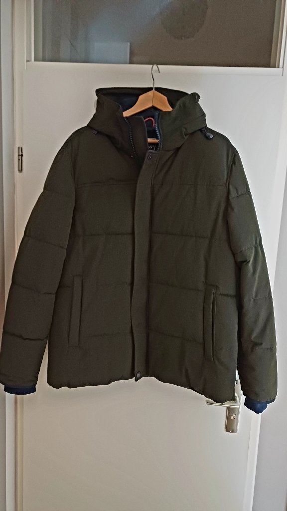 Winterjas heren met Capuchon XL New Zealand Auckland (nieuw), Ophalen, New Zealand Auckland, Groen, Maat 56/58 (XL)