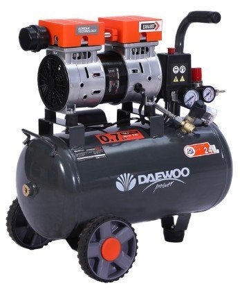 Daewoo compressor DAAX24L-OF 24L, Doe-het-zelf en Verbouw, Ophalen, Nieuw, Minder dan 200 liter/min, 6 tot 10 bar