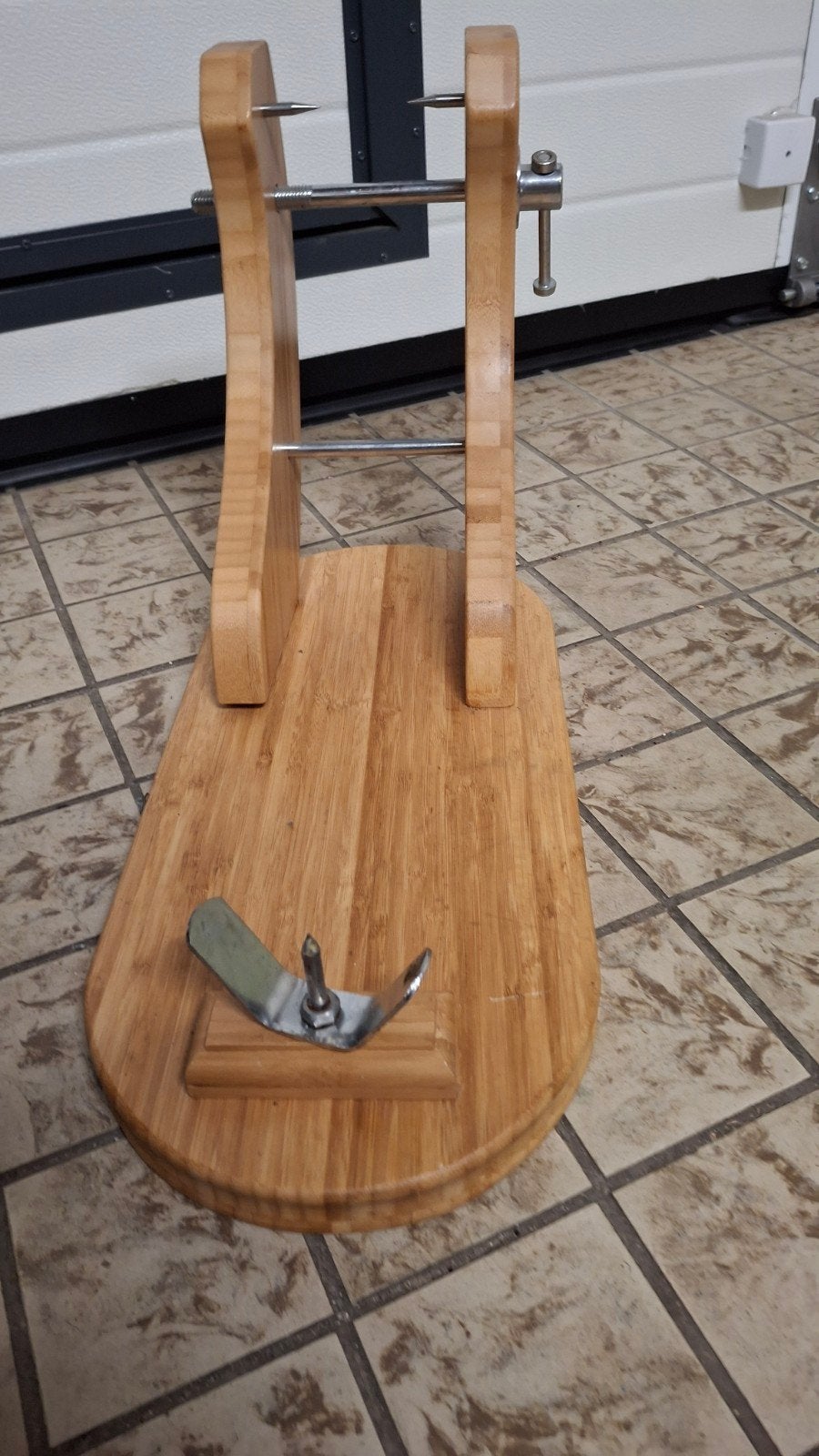 Houten hamhouder / jamonero van Arcos, Ophalen, Hout, Overige typen, Gebruikt