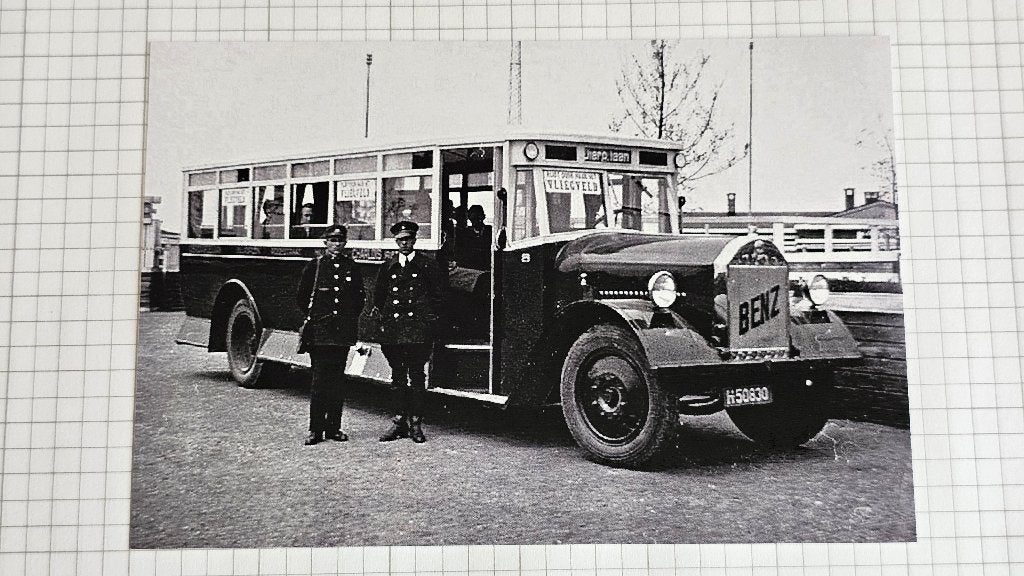 Foto BUS LUXE Krikke Rotterdam 8, Verzamelen, Spoorwegen en Tramwegen, Verzenden, Gebruikt, Bus of Metro, Overige typen