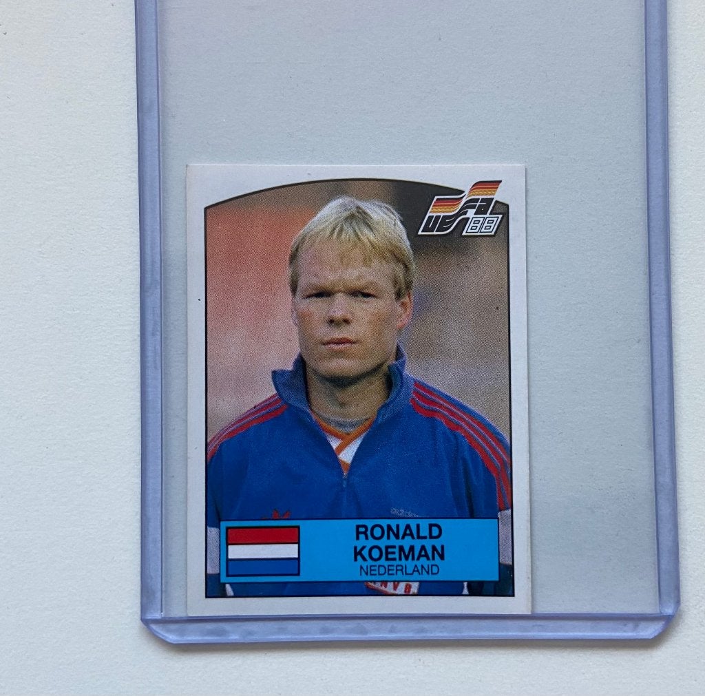Panini Euro 88 - Ronald Koeman (mint), Ophalen of Verzenden, Nieuw, Sticker
