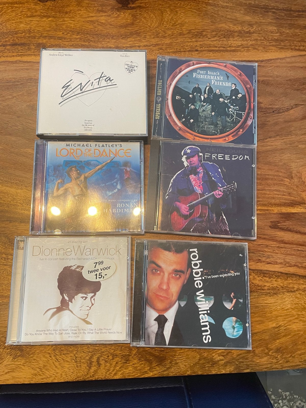 Diverse CD's: Evita, Lord of the Dance, Neil Young, etc., Ophalen of Verzenden, Gebruikt
