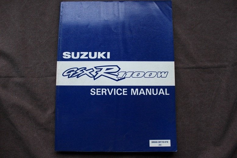 Suzuki GSX-R1100w 1993 motorcycle service manual GSXR1100 w, Ophalen of Verzenden, Suzuki