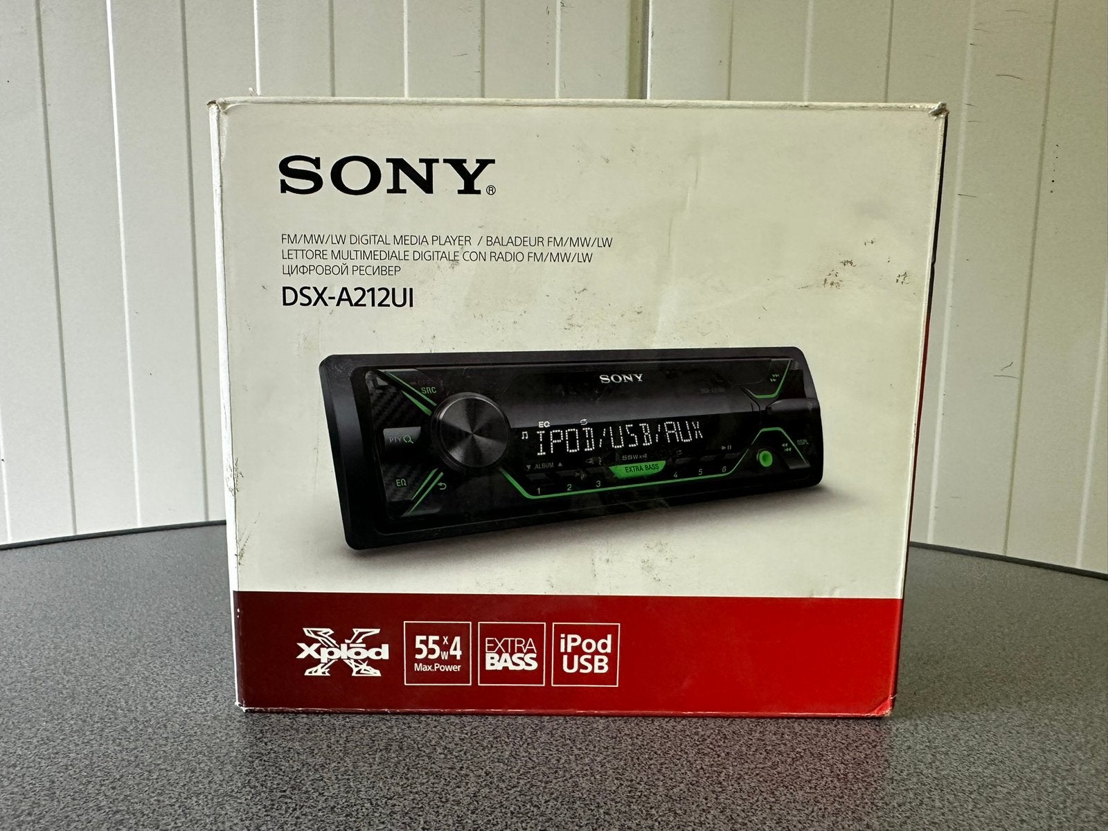 Sony DSX-A212UI autoradio met bass functie, Ophalen of Verzenden, Zo goed als nieuw