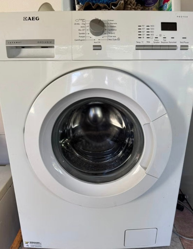 Goede Wasmachine aeg lavamat protex exclusiv 7 kg., Witgoed en Apparatuur, Wasmachines, Ophalen, Gebruikt, Energieklasse A of zuiniger
