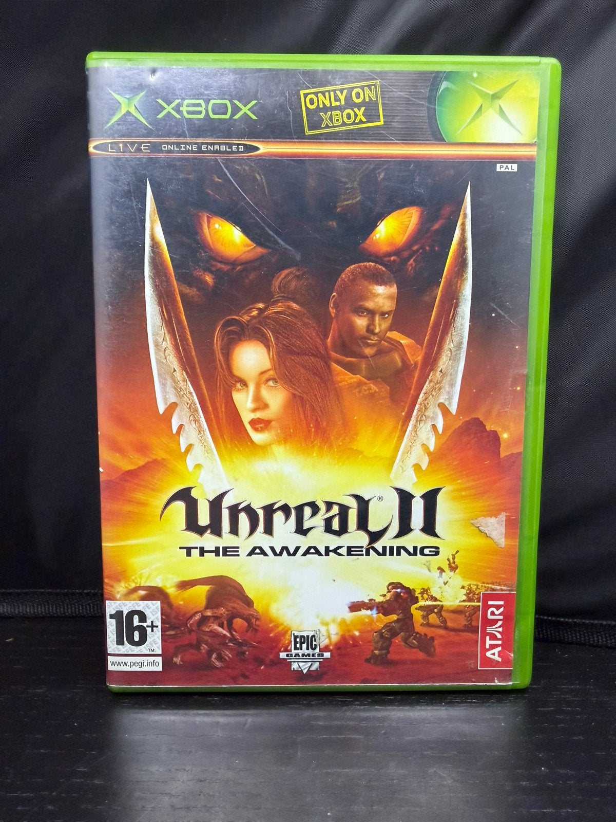 Unreal II: The Awakening - Xbox (PAL), Online, S, Shooter, 1 speler