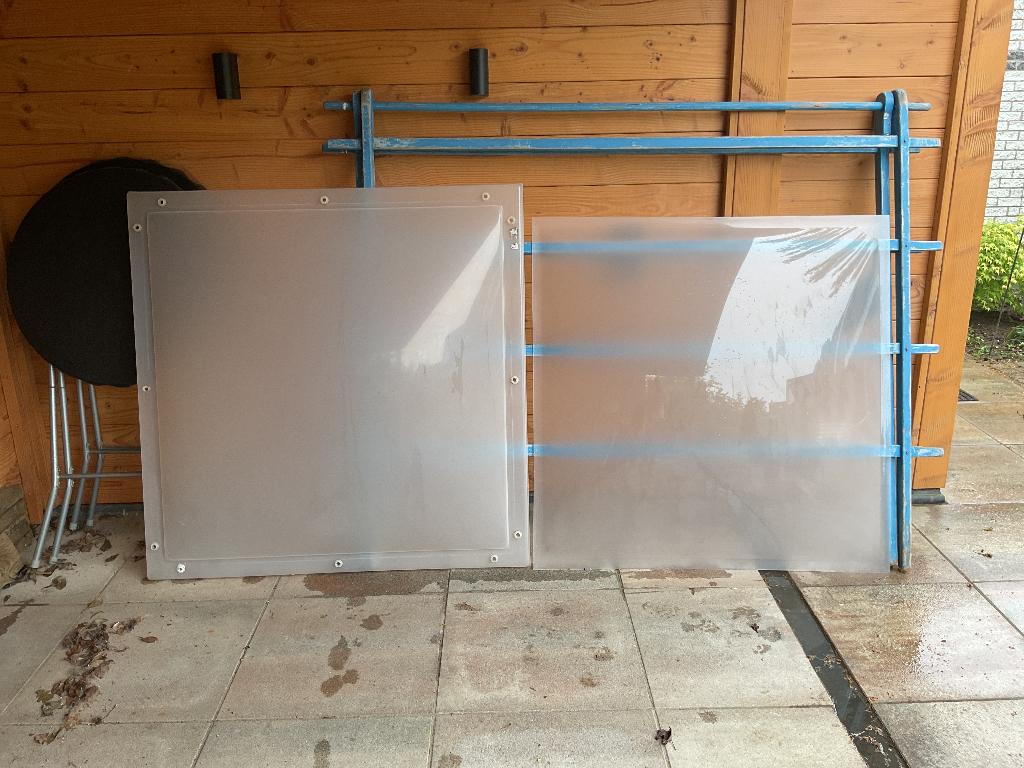 Lichtkoepel 2 wandig acrylaat opaal, Ophalen, Gebruikt, 120 tot 160 cm, Overige typen