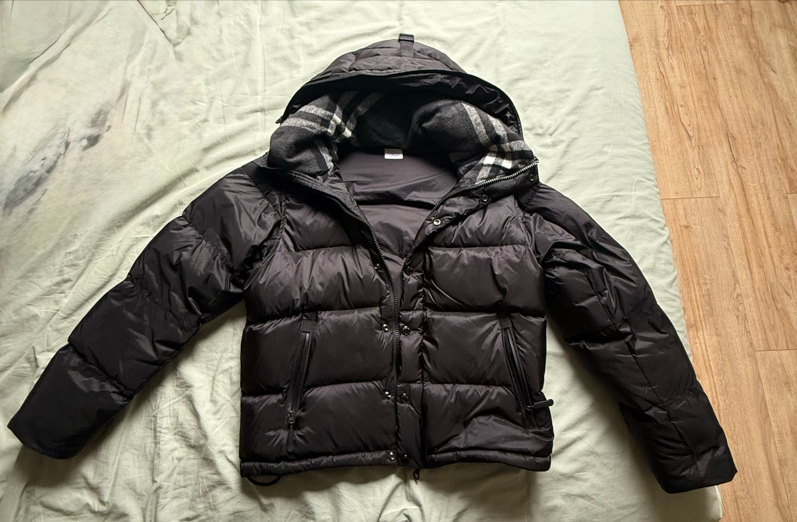 Burberry Winterjas Maat L - Ook als Bodywarmer te dragen, Ophalen of Verzenden, Zo goed als nieuw, Maat 42/44 (L), Zwart