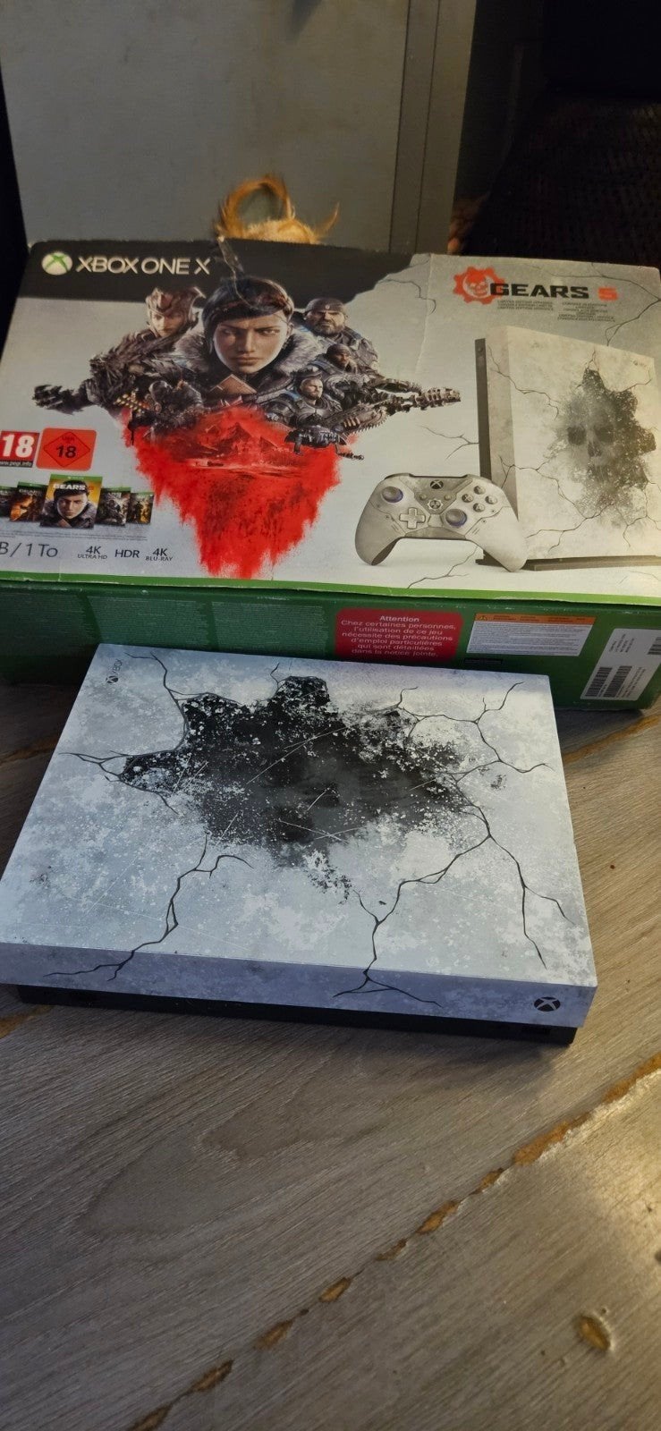 Xbox one X limited Edition  1Tb (Gears 5), Ophalen of Verzenden, Zo goed als nieuw, 1 TB, Met 1 controller