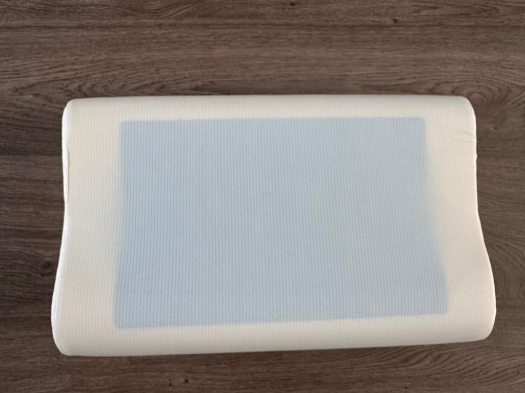 Neksteunkussen met gel- inzet., Eenpersoons, Wit, Nieuw, Ophalen of Verzenden