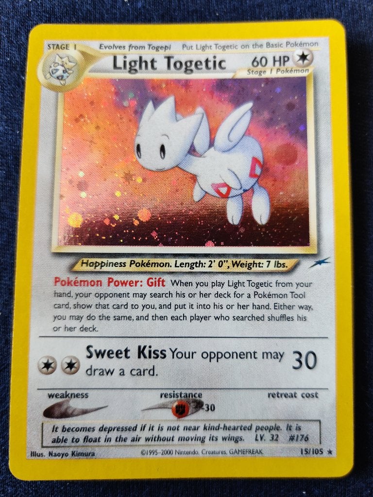 Light Togetic Holo - Neo Destiny 15/105 - Mint, Ophalen of Verzenden, Nieuw