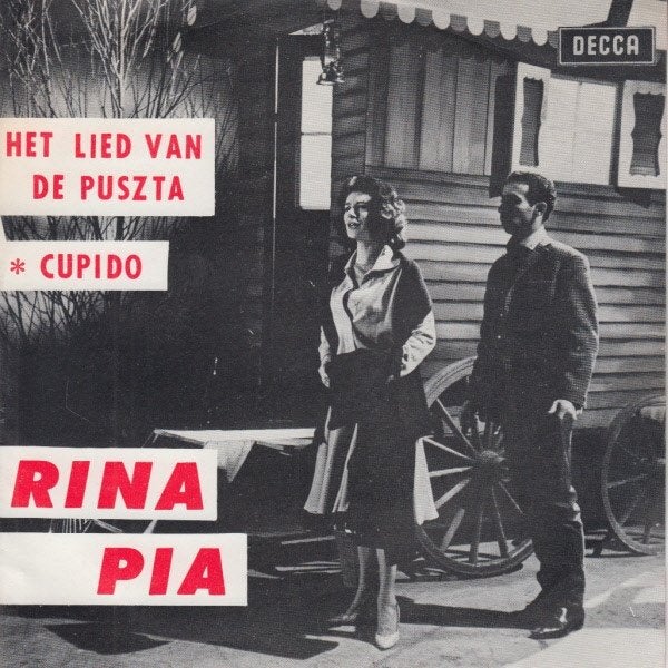Rina Pia - Het lied van de Puszta / Cupido, Cd's en Dvd's, Vinyl | Nederlandstalig, Gebruikt, Beschermende buitenhoes, Fotohoes