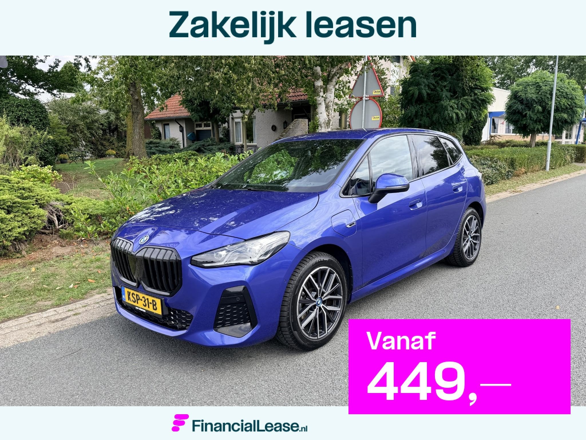 BMW 2-serie Active Tourer 225e xDrive 245PK M-Sport•Massag, Automaat, 1800 kg, Gebruikt, Euro 6