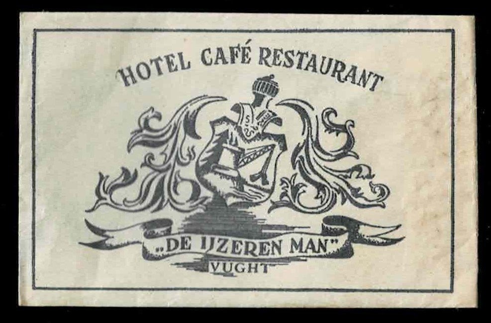 suikerzakje 1425 De IJzeren Man Vught, Ophalen of Verzenden, Nederland