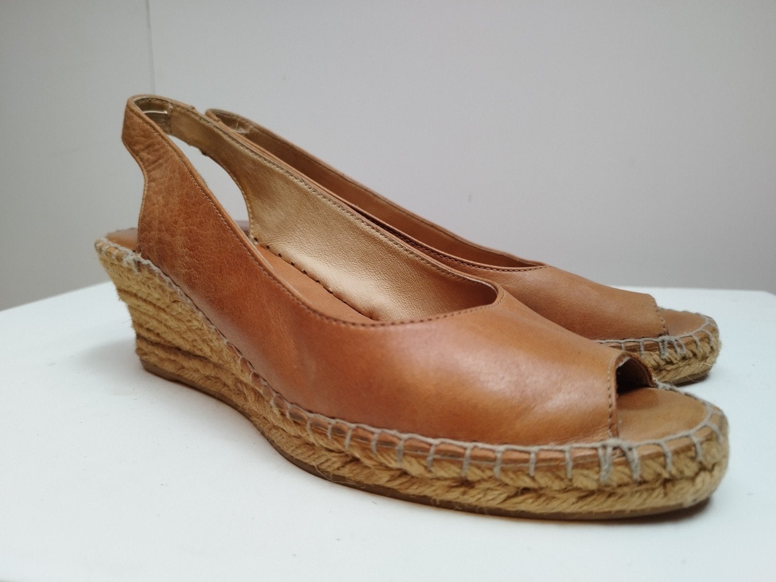 Fred de la Bretoniere Espadrilles sandalen 40 Cognac, Kleding | Dames, Schoenen, Fred de la Bretoniere, Bruin, Ophalen of Verzenden
