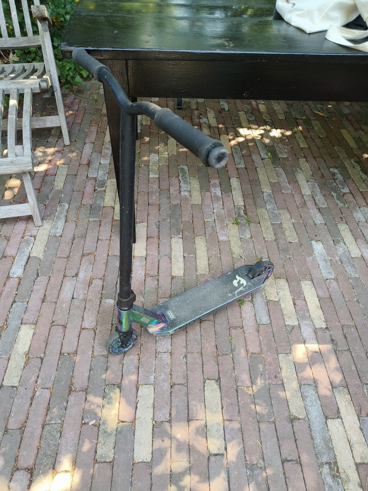 Chilli Stuntstep parelmoer kleuren, Ophalen, Gebruikt, Gewone step, Onbekend