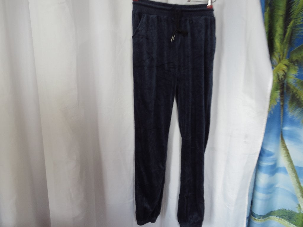 nieuwe blauwe velours broek / loungebroek? mt s/m, Ophalen of Verzenden, Nieuw, Blauw, Lang
