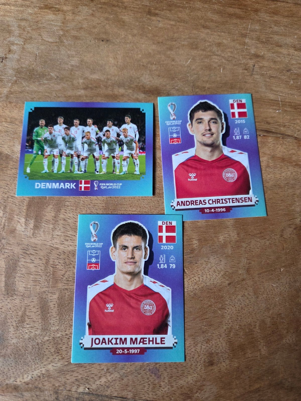 Panini WK 2022 Denemarken, Ophalen of Verzenden, Zo goed als nieuw, Plaatje