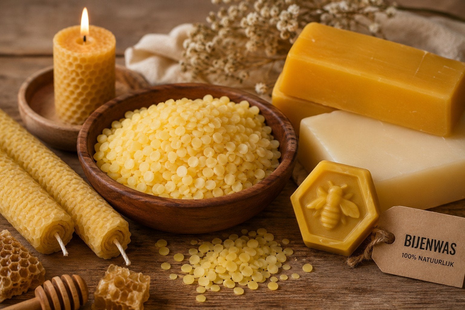 Bijenwas, rauwe bijenwas voor kaarsen, cosmetica etc, Ophalen of Verzenden, Nieuw, Natuurlijk materiaal, Overige typen