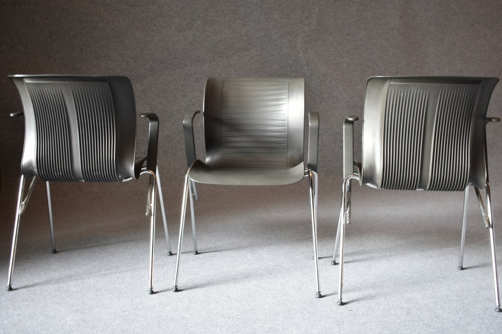 Set van 4, 6 of 10 Fritz Hansen Design Stoelen prijs / stuk, Ophalen, Zwart, Vijf, Zes of meer stoelen, Scandinavisch Design / Vintage Modern.