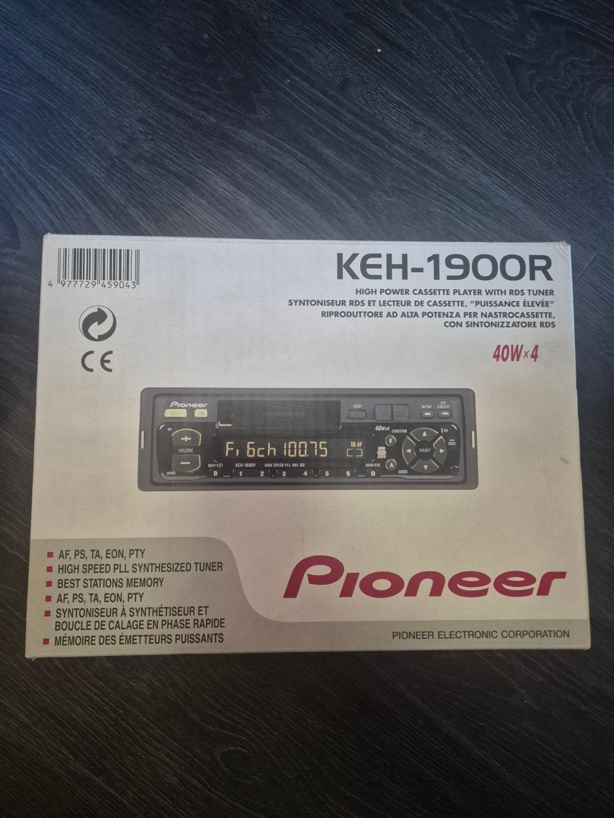 Pioneer KEH-1900R autoradio met RDS tuner, Ophalen of Verzenden, Gebruikt