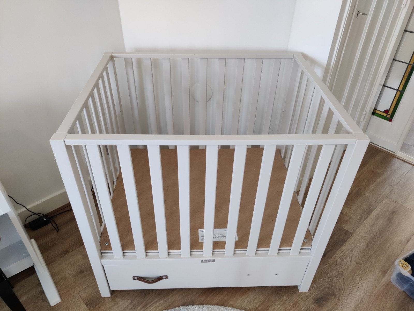 Witte Box met Lade - (kleine) beschadigingen, Kinderen en Baby's, Boxen, Ophalen, Gebruikt, Rechthoekig, Lade