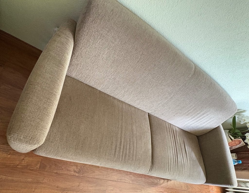 Bank, Huis en Inrichting, Banken | Bankstellen, Ophalen, Gebruikt, Minder dan 75 cm, 150 tot 200 cm