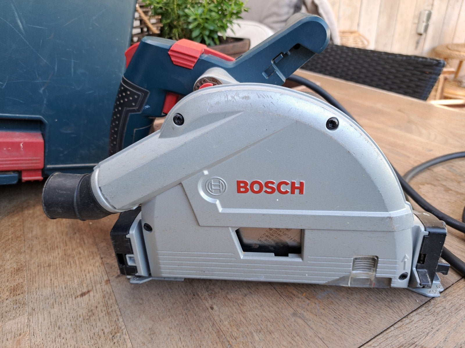 Bosch GKT 55 GCE Professional invalzaag met L-Boxx, Doe-het-zelf en Verbouw, Gereedschap | Zaagmachines, Gebruikt, Invalzaag, 1200 watt of meer