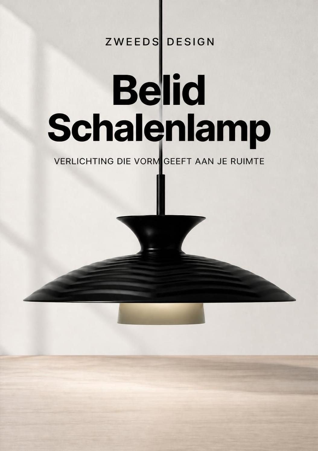 Belid schalenlamp, Ophalen of Verzenden, Zo goed als nieuw