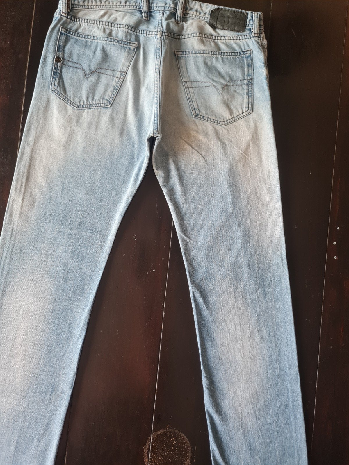 CLASSIC VINTAGE DIESEL WAYKEE STRAIGHT FIT JEANS SIZE 33/34!, Kleding | Heren, Diesel, Blauw, Ophalen of Verzenden, Zo goed als nieuw