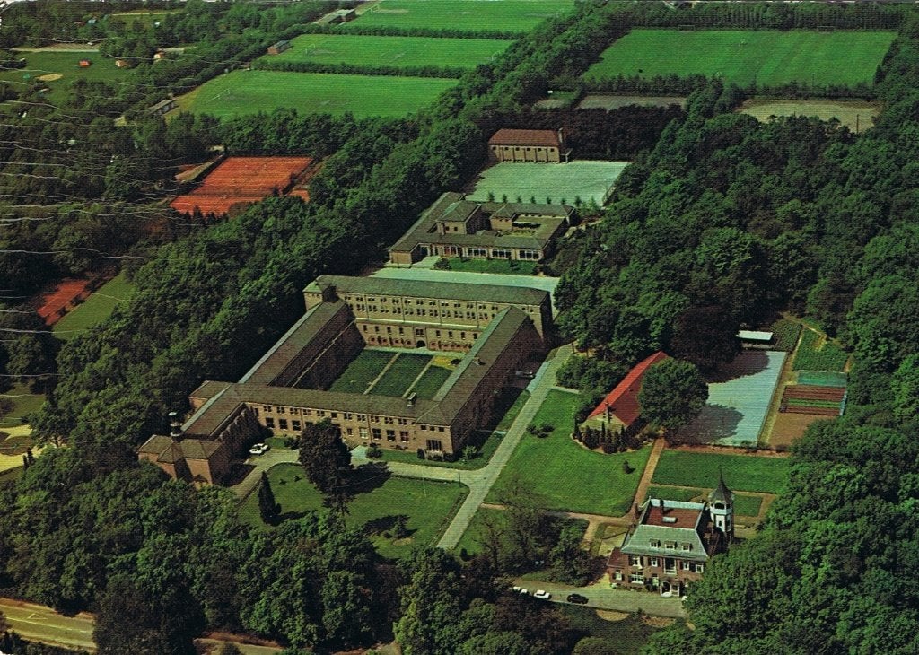 Nijmegen, Luchtfoto Internaat De Westerhelling -  1969, Verzamelen, Ophalen of Verzenden, 1960 tot 1980, Gelopen, Gelderland
