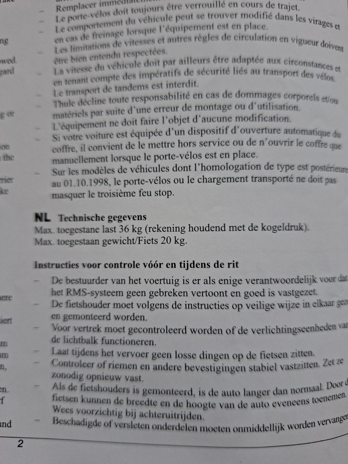 fietsendrager, Auto diversen, Ophalen, 2 fietsen, Gebruikt, Trekhaakdrager