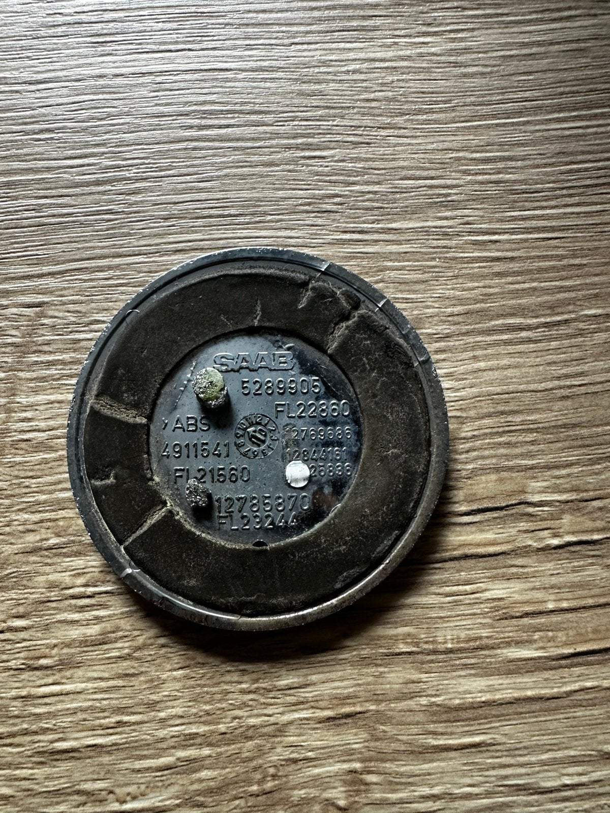 Saab embleem / logo - Gebruikt, Ophalen, Gebruikt, Saab