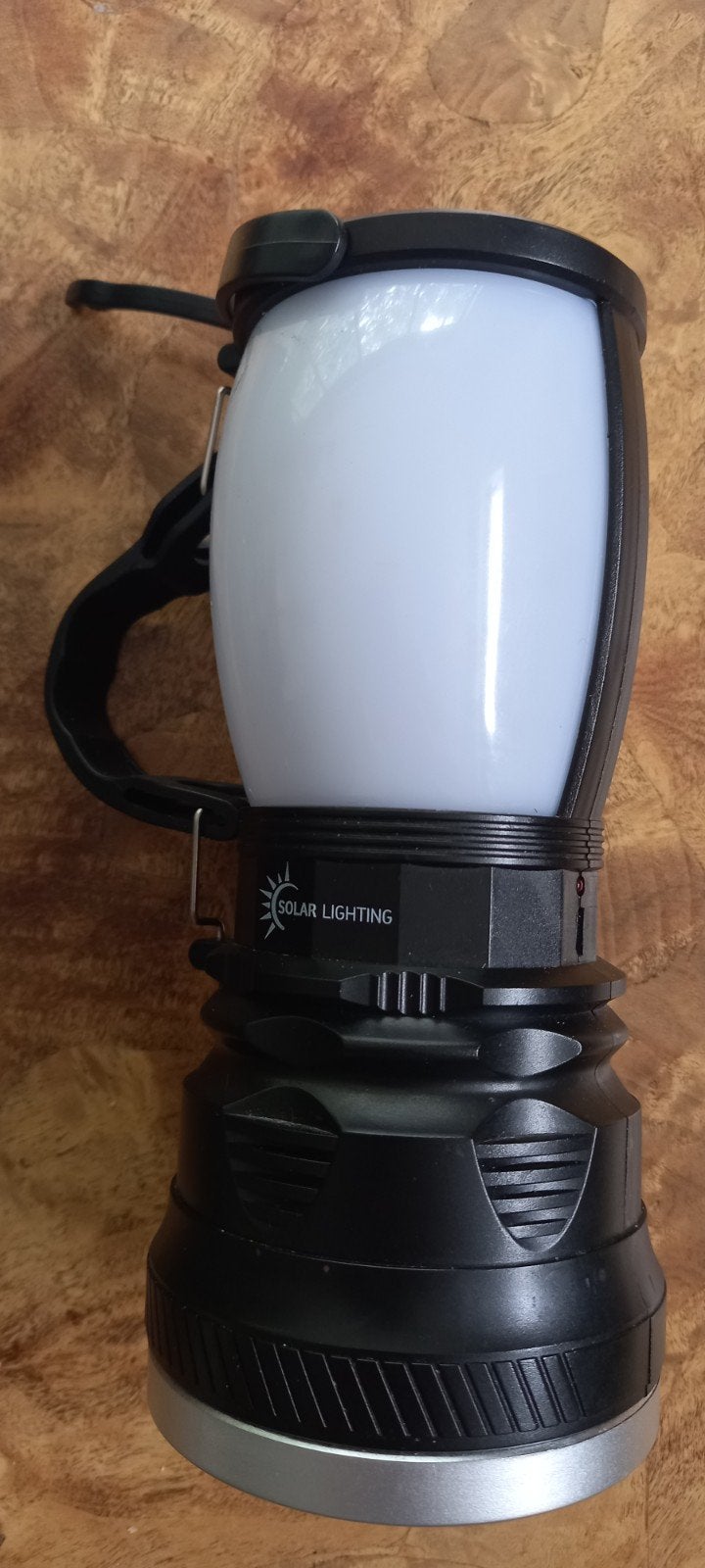 Solar campinglamp zaklamp leeslamp led, Ophalen of Verzenden, Zo goed als nieuw, Zonne-energie