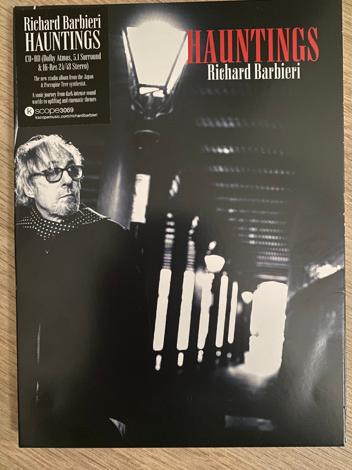Richard Barbieri Porcupine Tree Dolby Atmos Blu ray 5.1 +CD, Ophalen of Verzenden, Zo goed als nieuw, Poprock