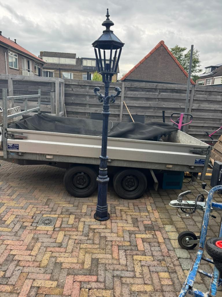 2x Tuinlantaarn, Ophalen, Gebruikt, Staande lamp, Netvoeding