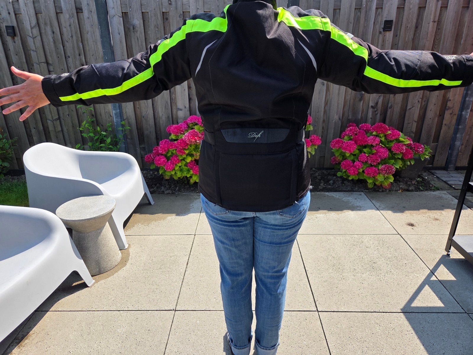 Difi motorjas textiel dames maat 48/50 zwart/neon geel, Motoren, Kleding | Motorkleding, Ophalen, Jas | textiel, Difi, Dames