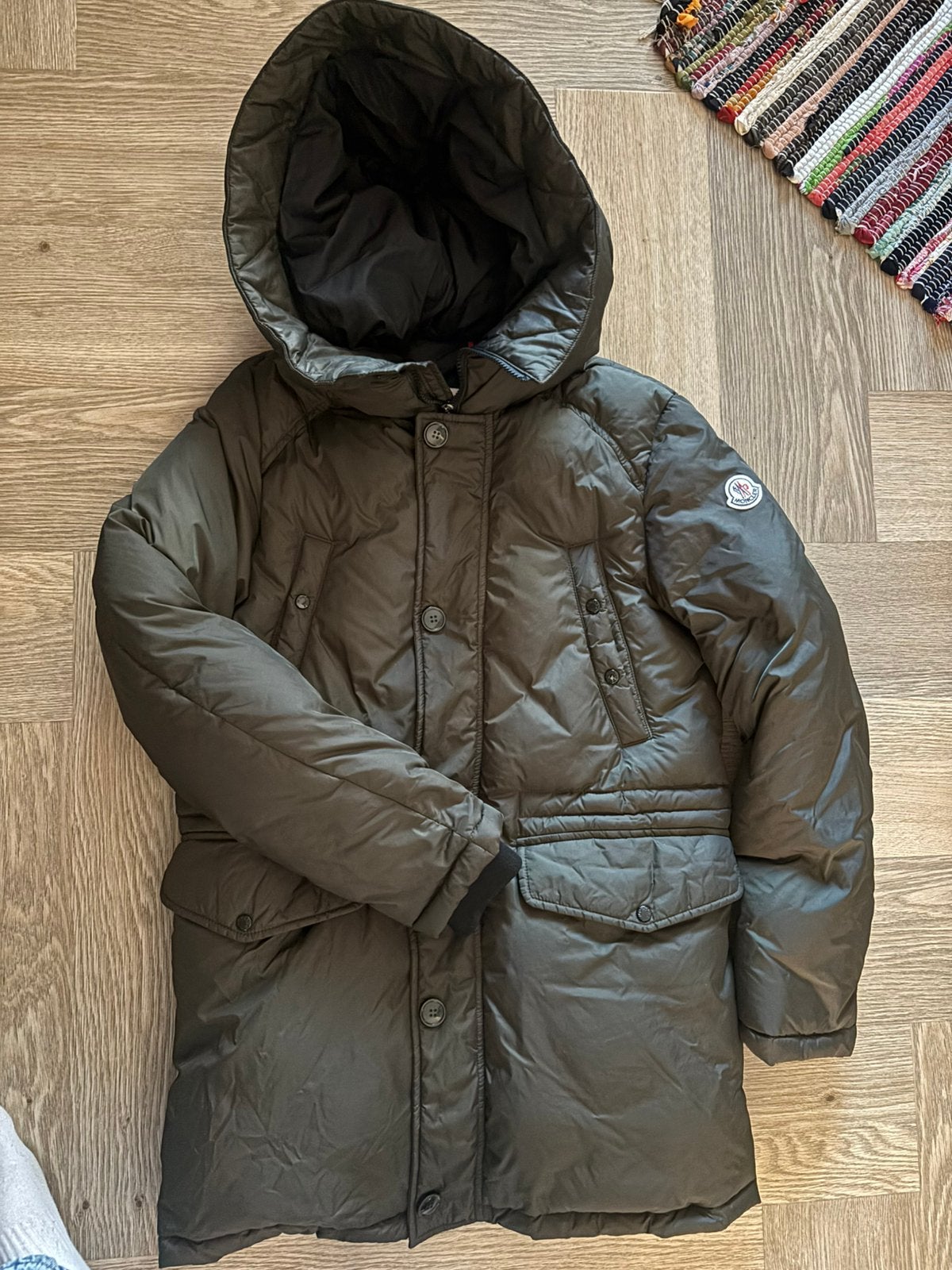 Moncler jas dames maat xs, Ophalen of Verzenden, Zo goed als nieuw, Maat 46 (S) of kleiner, Zwart