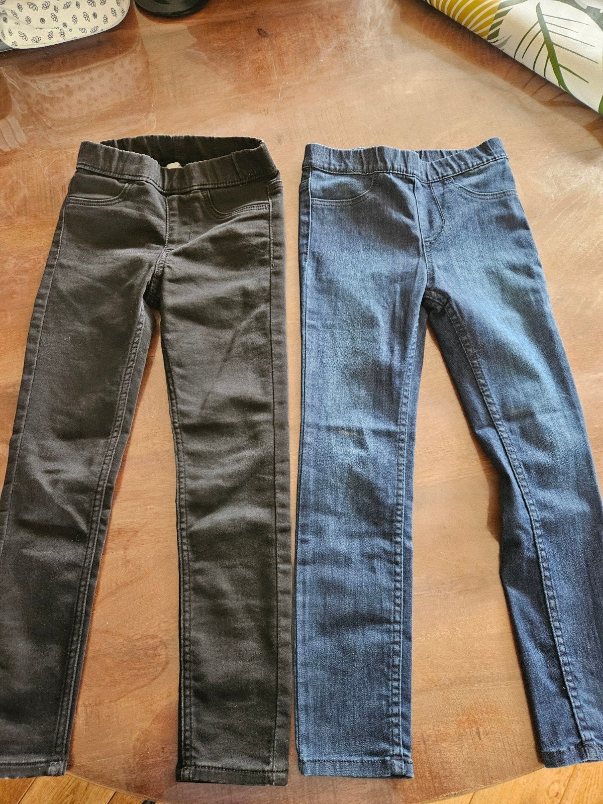 2 nette treggingsings van spijkerstof van de H&M, maat 110., Kinderen en Baby's, Kinderkleding | Maat 110, Broek, Meisje, H&M