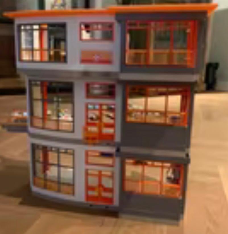 Playmobil Ziekenhuis met 3D Verdieping, Kinderen en Baby's, Speelgoed | Playmobil, Ophalen of Verzenden, Gebruikt, Complete set