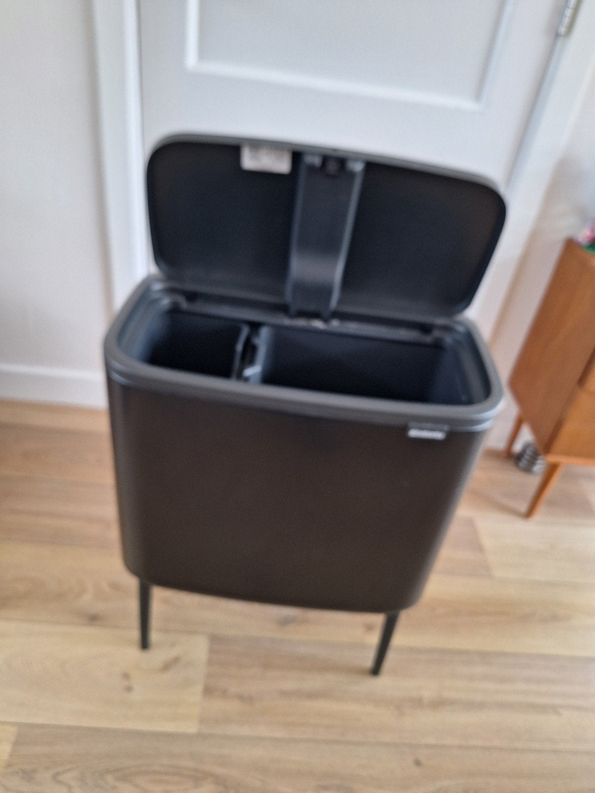 Brabantia Bo Touch Bin Prullenbak - 2 compartimenten, Ophalen, 50 – 75, Gebruikt, 40 liter of meer