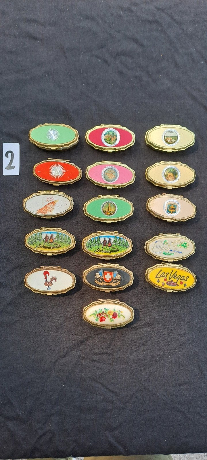 Verzameling van 15 Vintage Pillendoosjes / Snuff Boxes, Verzenden