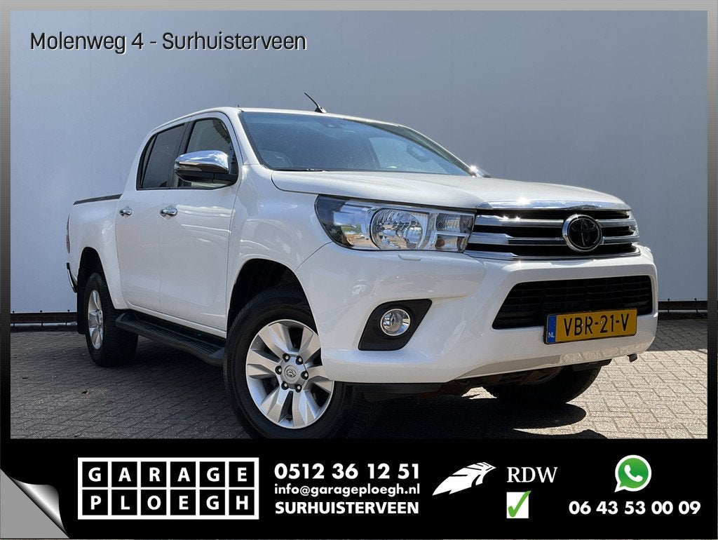Toyota Hilux 2.4 D-4D-F Netto export 19000 Ex/Ex Trekhaak(32, Auto's, Automaat, Gebruikt, Euro 6, 4 cilinders