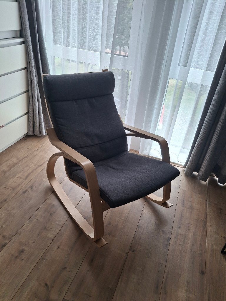 Ikea poang schommelstoel, Ophalen, Zo goed als nieuw, Stof, Eén