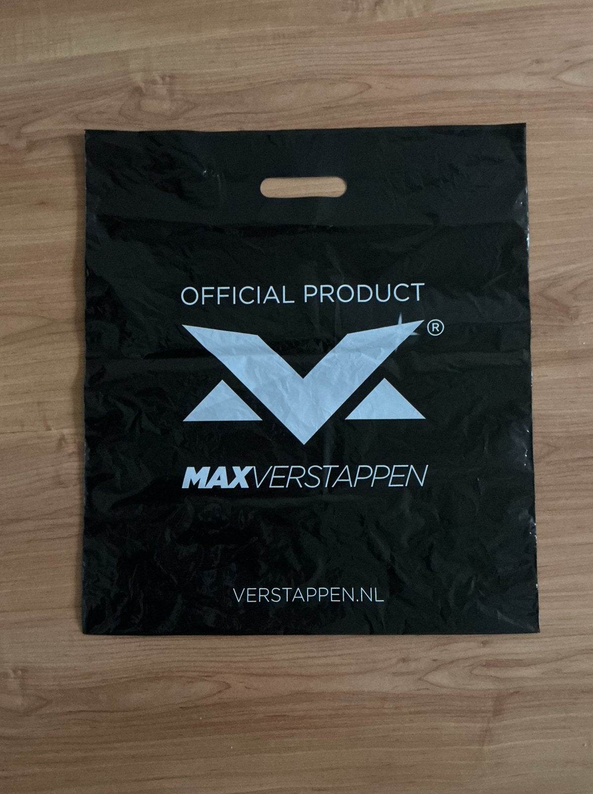 Max Verstappen plastic draagtas origineel produkt nieuw, Ophalen of Verzenden, Zo goed als nieuw
