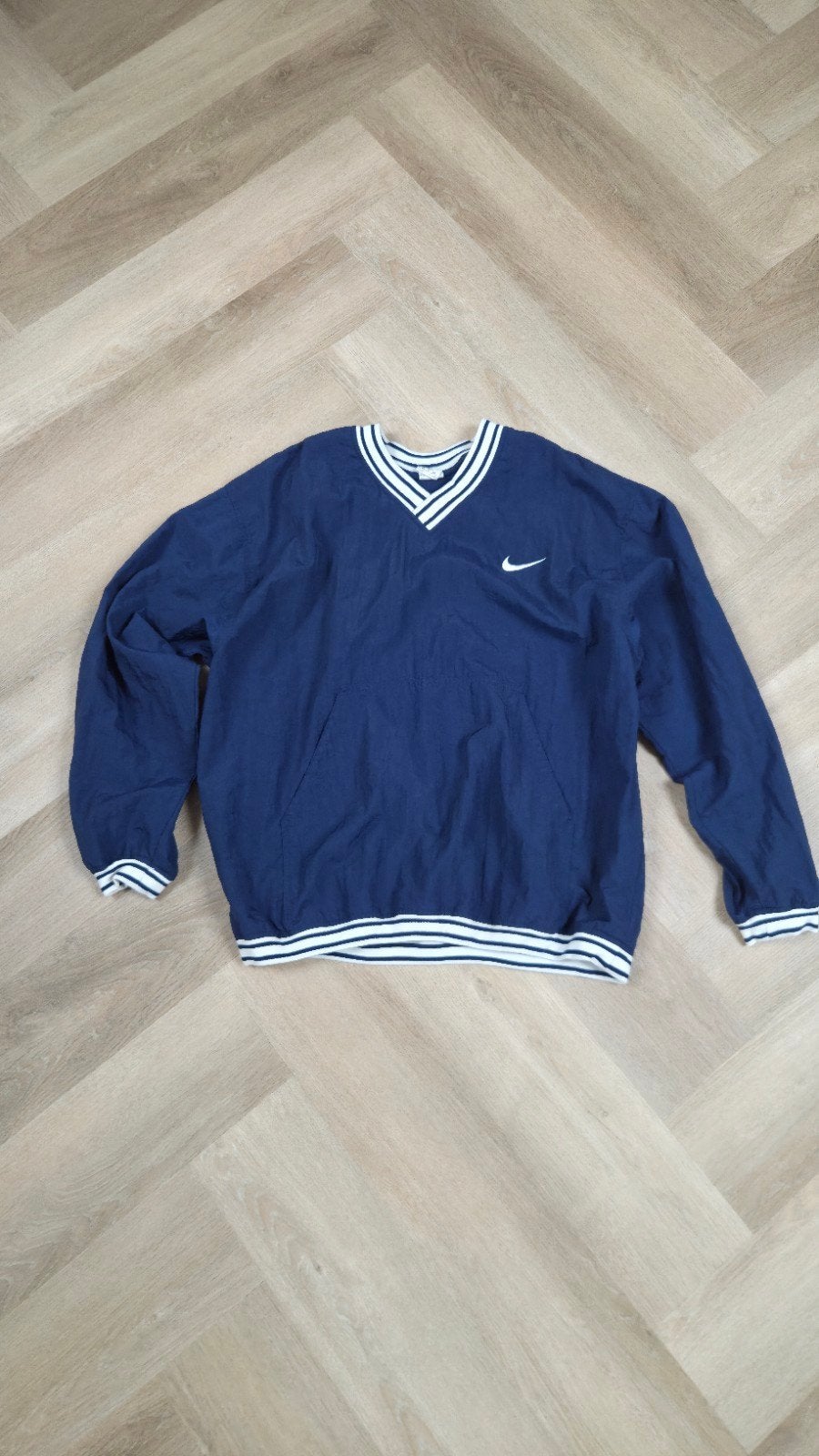 Vintage Nike Sweater | fleece, Blauw, Nike, Maat 56/58 (XL), Ophalen of Verzenden