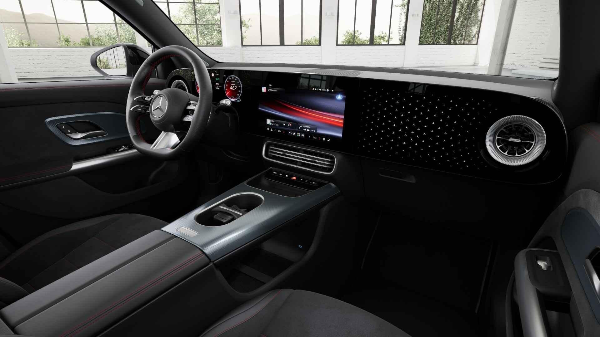 Mercedes-Benz GLB 250+ Business Solution AMG 85.5 kWh | Pano, Auto's, 2095 kg, Achterwielaandrijving, Zwart, Sportstoelen