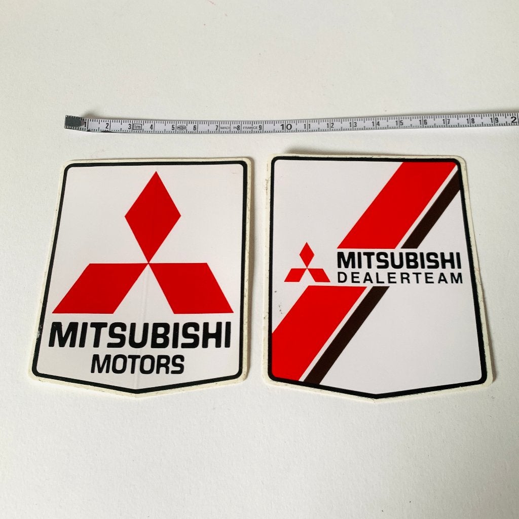 Mitsubishi Stickers - Motors & Dealerteam