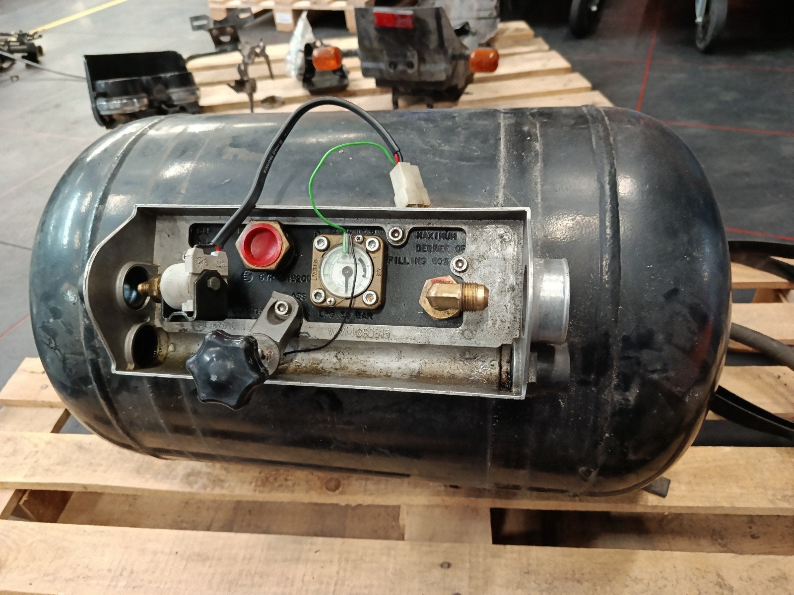 LPG Tank 55L, Ophalen