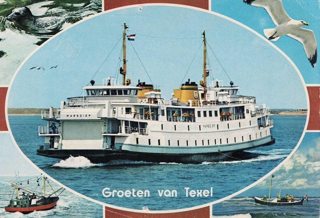 Boot Marsdiep  38, Ophalen of Verzenden, 1960 tot 1980, Gelopen, Overige thema's